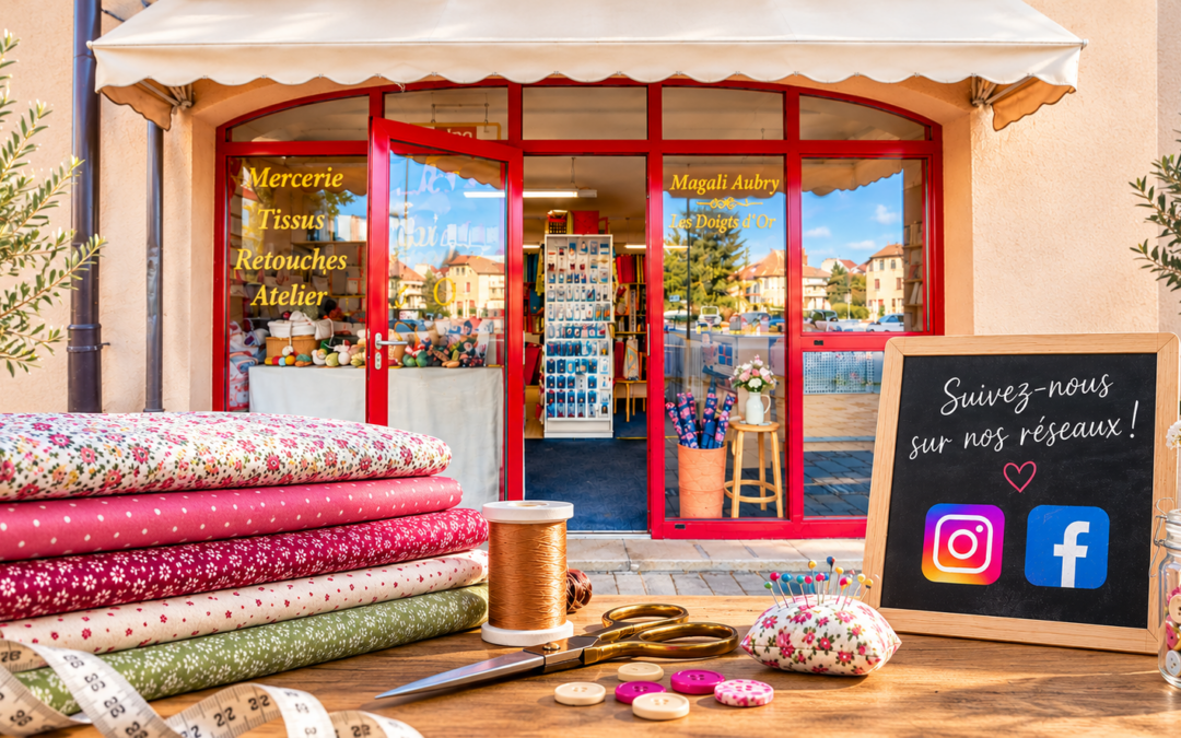 🧵 Les Doigts d’Or est désormais sur Facebook et Instagram !