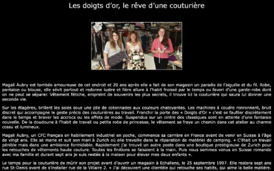 📰 Article de Dany Schaer